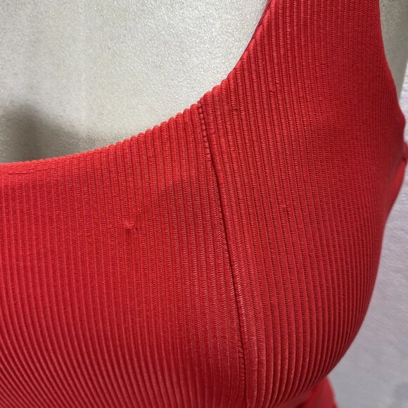 Beach Riot Women’s Sydney Belted One-Piece Swimsuit – Red – Size S - Picture 9 of 13